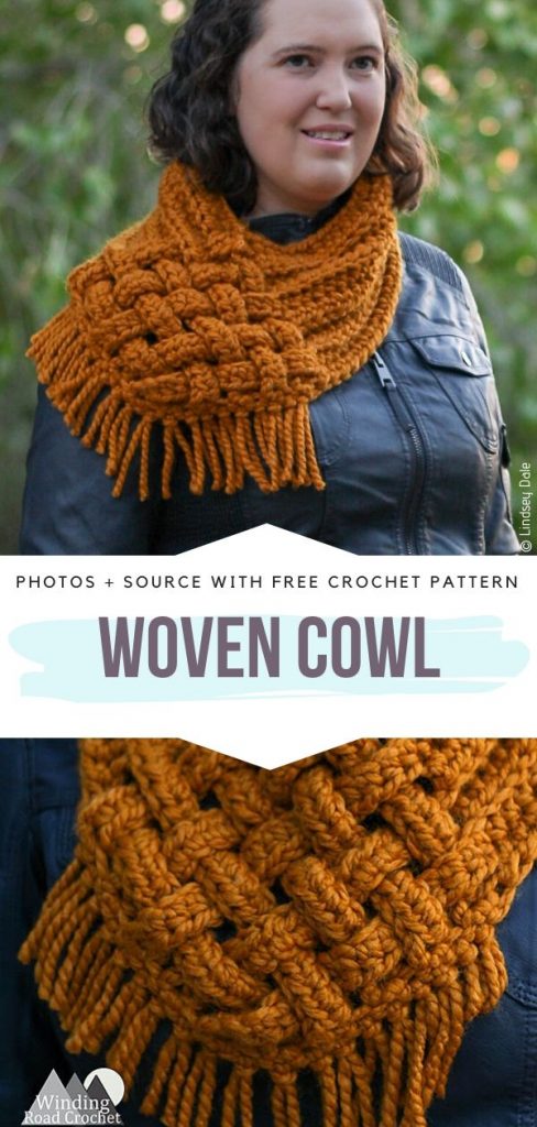 Entwined Crochet Cowls for Cold Days - Free Patterns