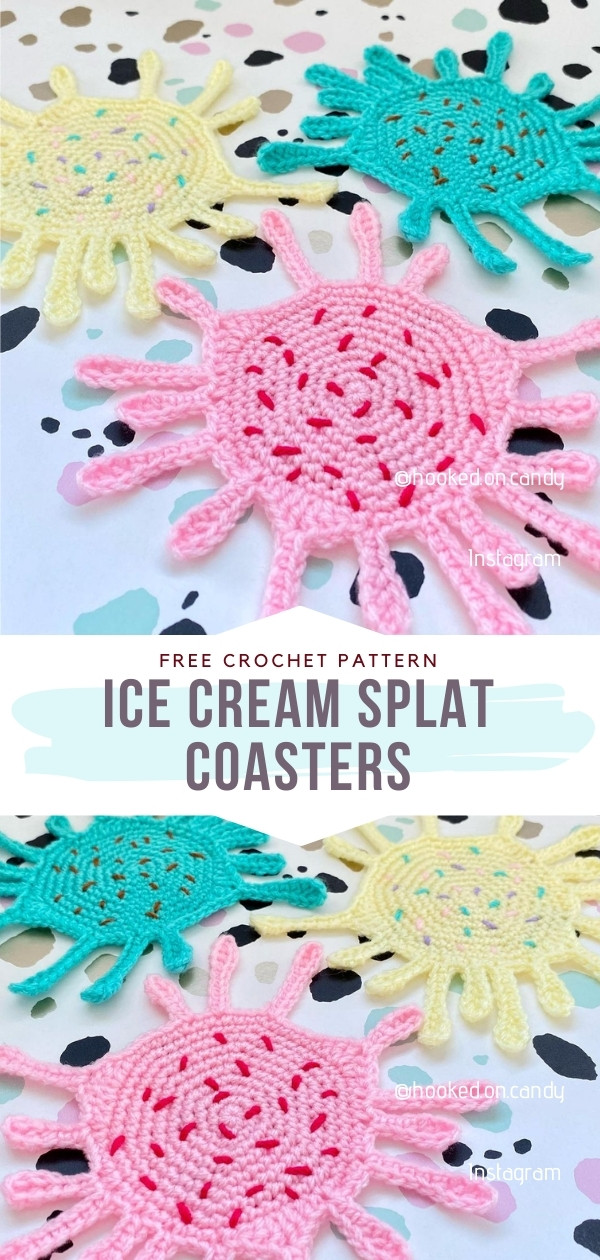 Best Free and Easy Patterns for Crochet Coasters - Annie Design Crochet