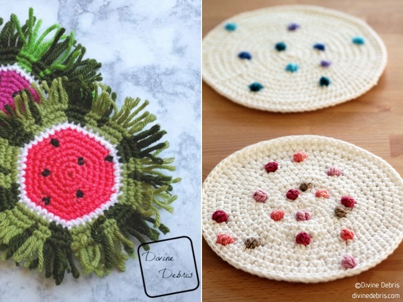 Delicious Potholders Free Crochet Patterns