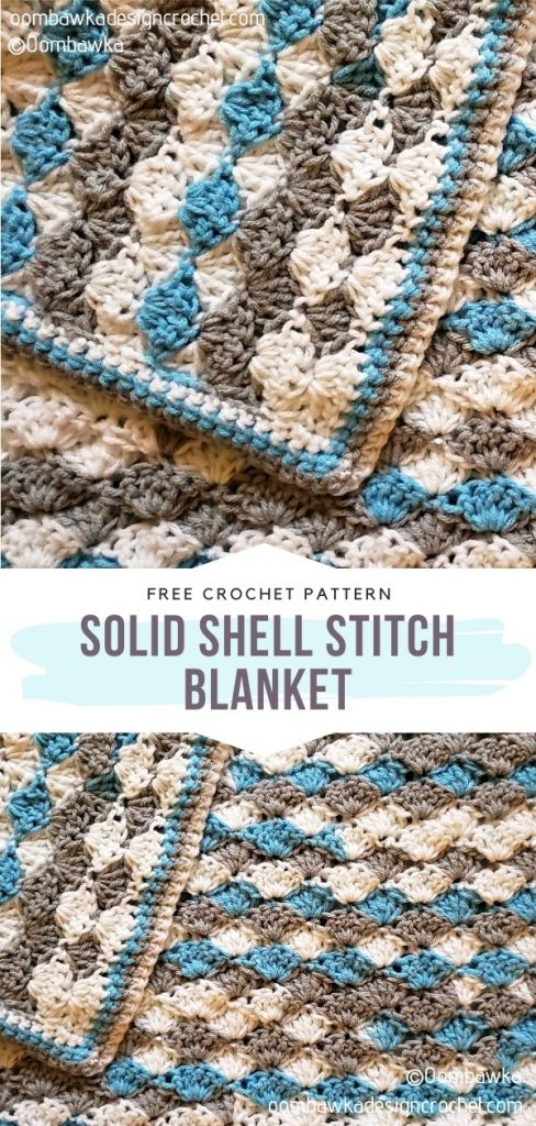 Lovely Shell Stitch Blankets - Free Crochet Patterns