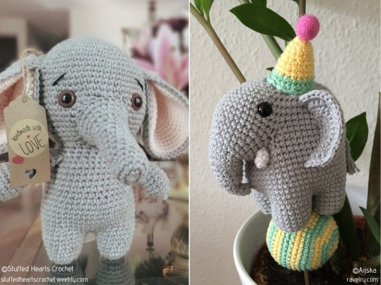 Charming Elephants Free Crochet Patterns