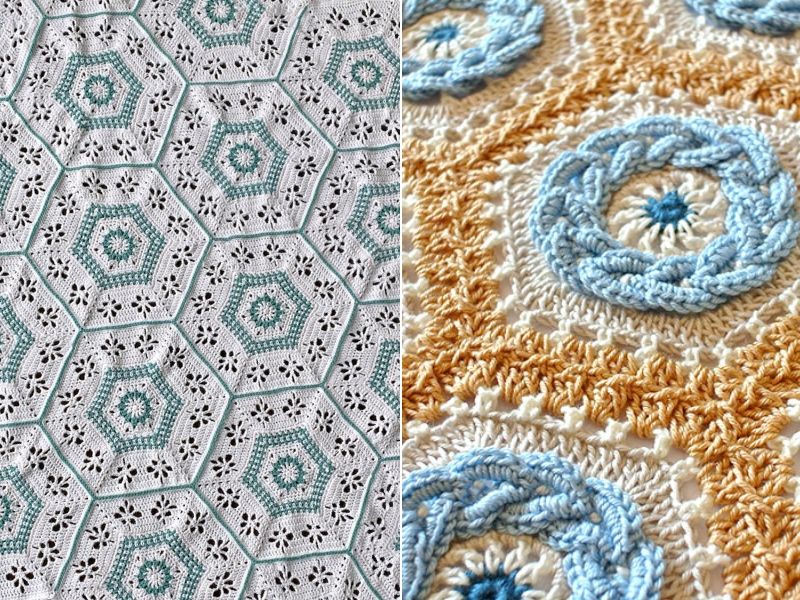 Heavenly Hexagons Free Crochet Patterns