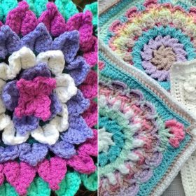 Gorgeous Flower Squares Free Crochet Patterns