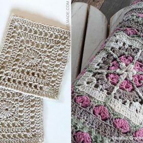 Heart Afghan Squares Free Crochet Patterns