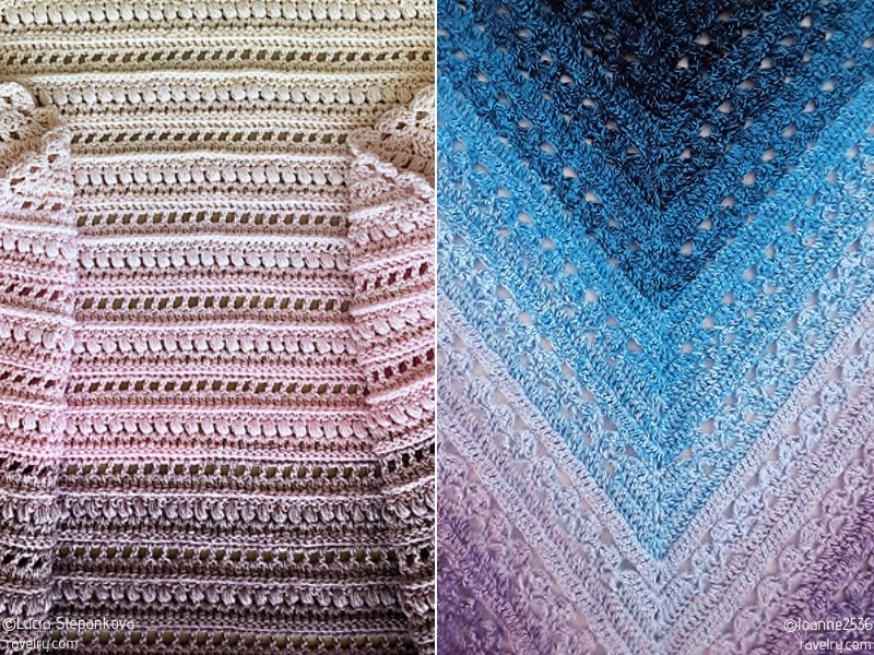 Intricate Delicacy Shawls Free Crochet Patterns