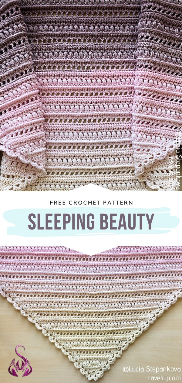 Sleeping Beauty Crochet Shawl