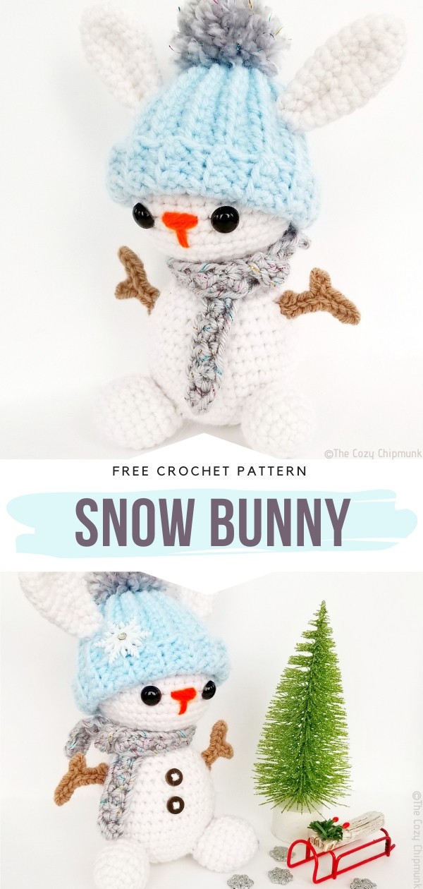 Snow bunny crochet blanket pattern hot sale