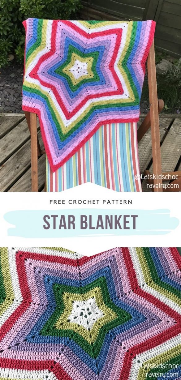 15 Star Blanket Pattern Crochet 