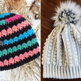 Totally Textured Beanies Free Crochet Patterns