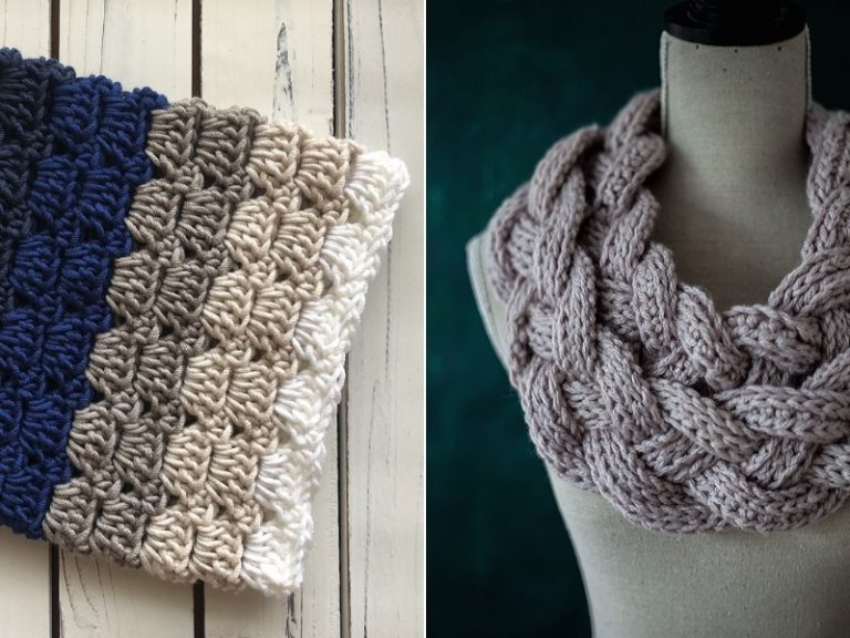 Unique Textured Cowls Free Crochet Patterns