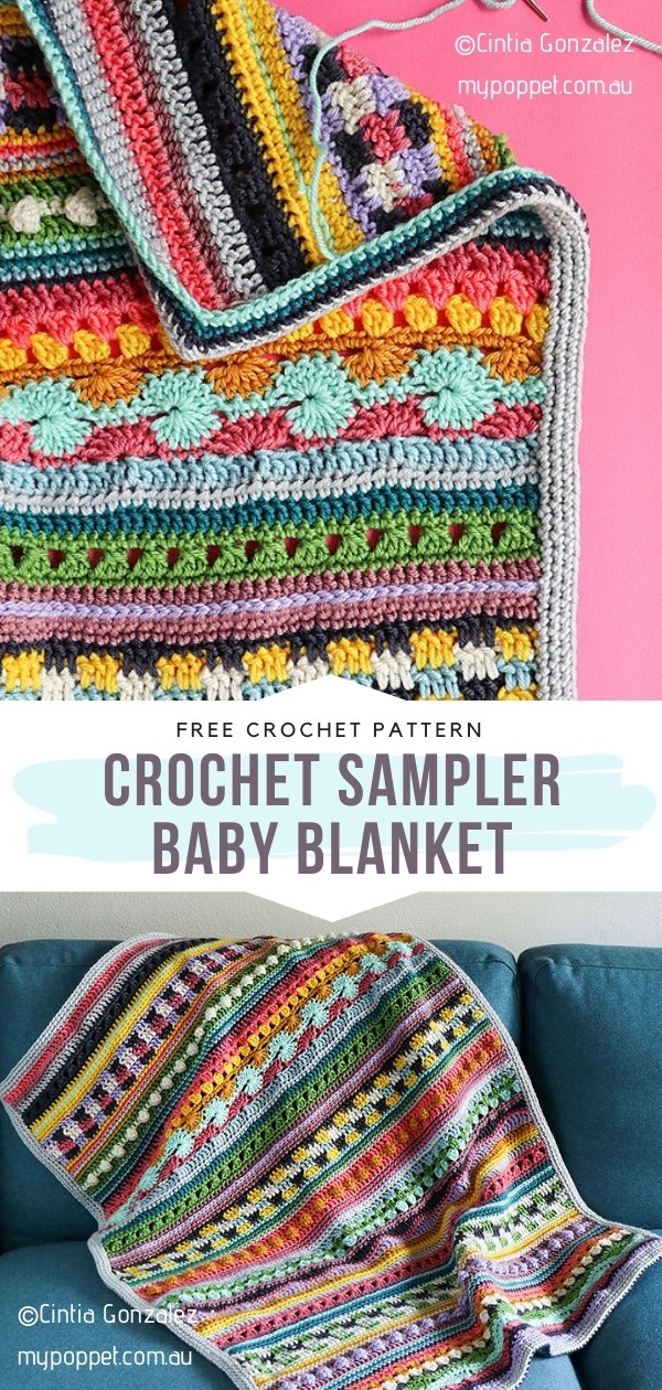 Charming Sampler Blankets - Free Crochet Patterns