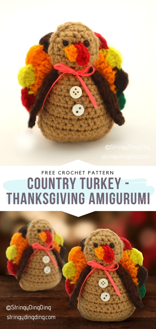 Thanksgiving Amigurumi Turkey 