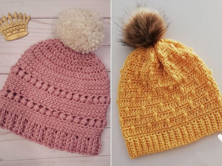 Free Crochet Patterns Beautiful Textured Hats
