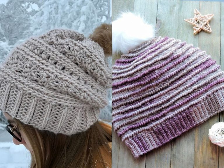 Free Patterns Classy Crochet Beanies