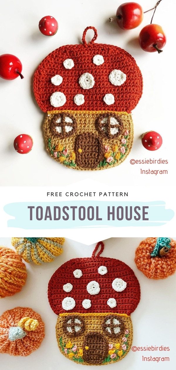 Crochet Toadstool House