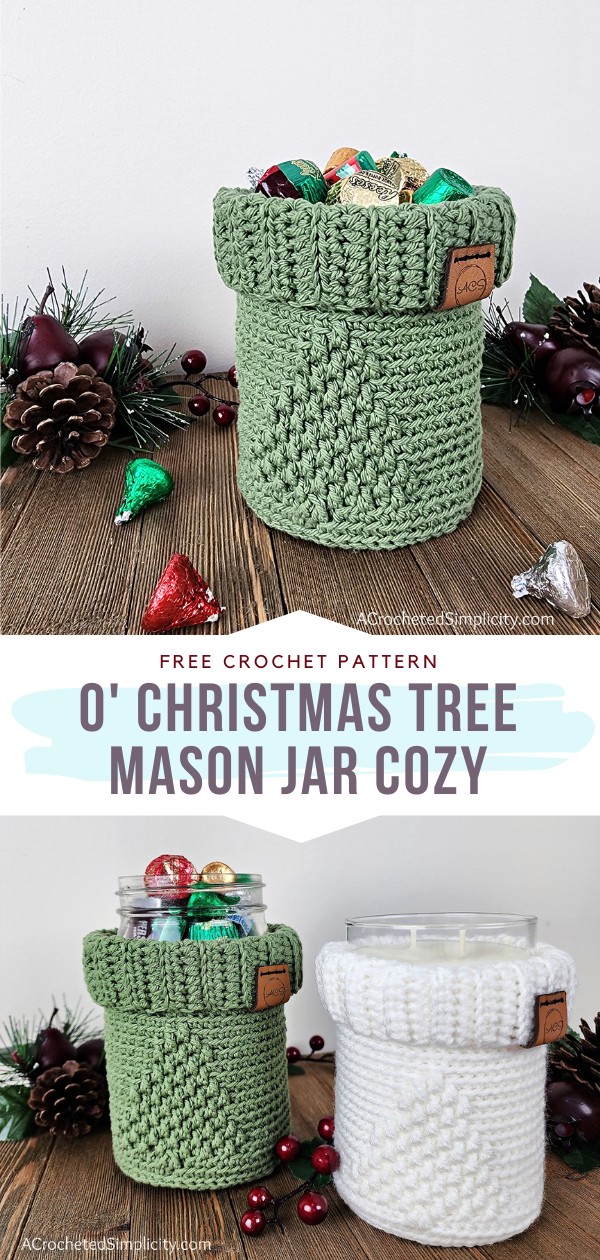 Crochet Mason Jar Cozy