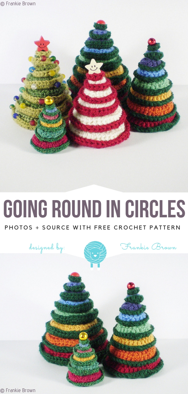 Crochet Christmas Trees