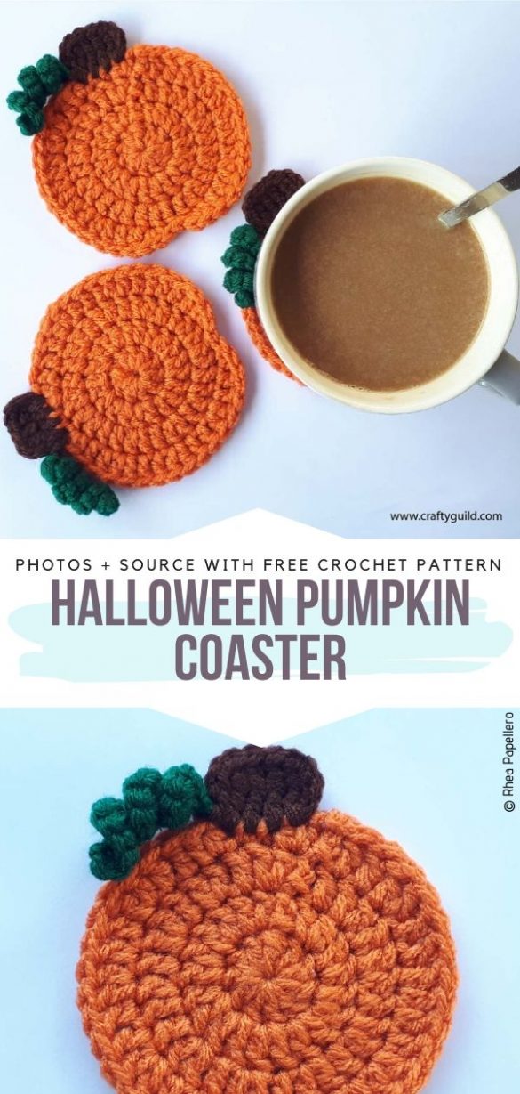 Lovely Pumpkin Decorations with Free Crochet Patterns