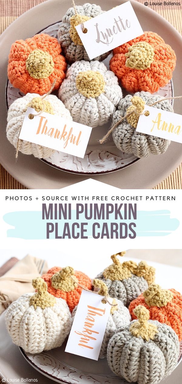 Pumpkin Place Cards