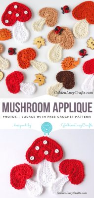 Crochet Fall Appliques - Free Patterns