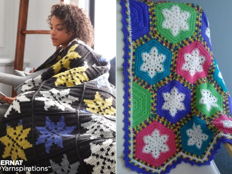 Free Crochet Patterns Snowflake Blanket Ideas