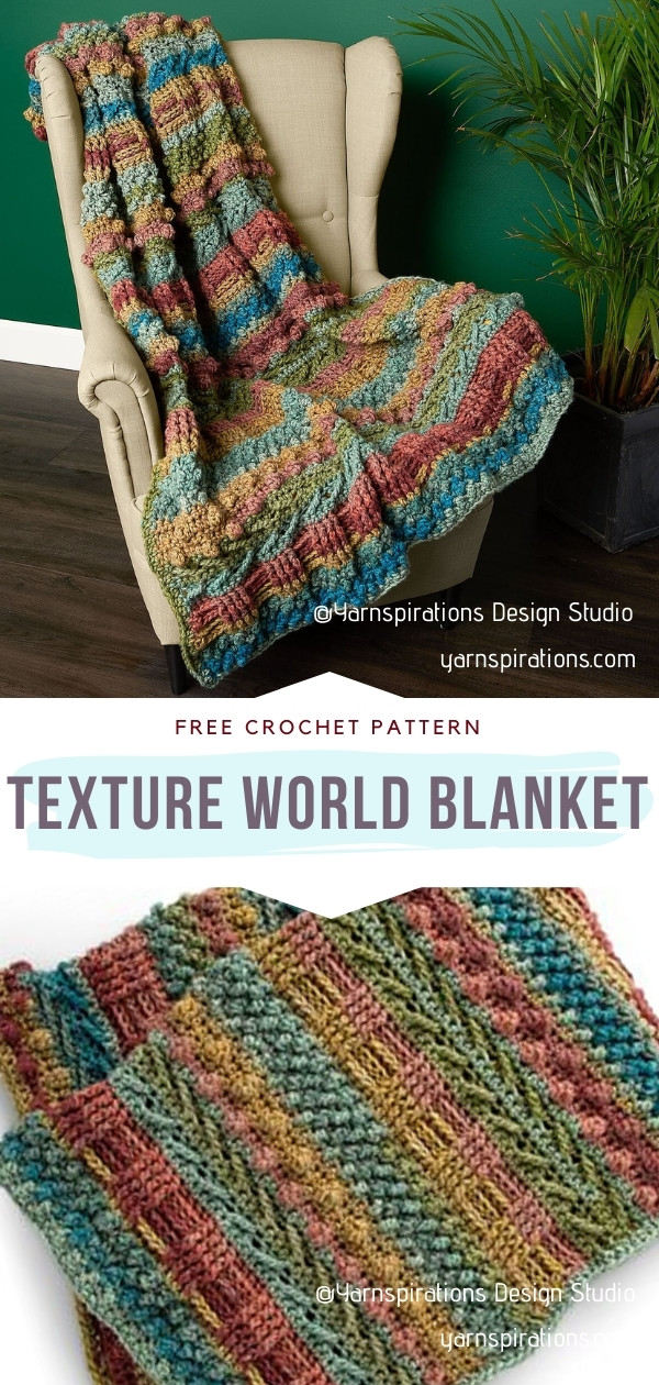 Texture Crochet Blanket