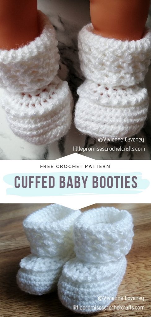 Cheerful Baby Booties - Free Crochet Pattern