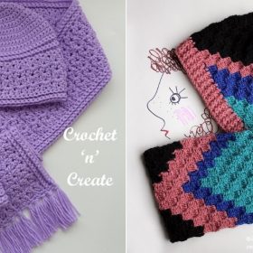 Cozy Hat & Scarf Sets for Fall with Free Crochet Patterns