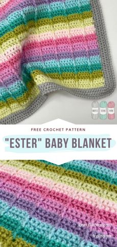 Pastel Rainbow Blankets - Free Crochet Patterns