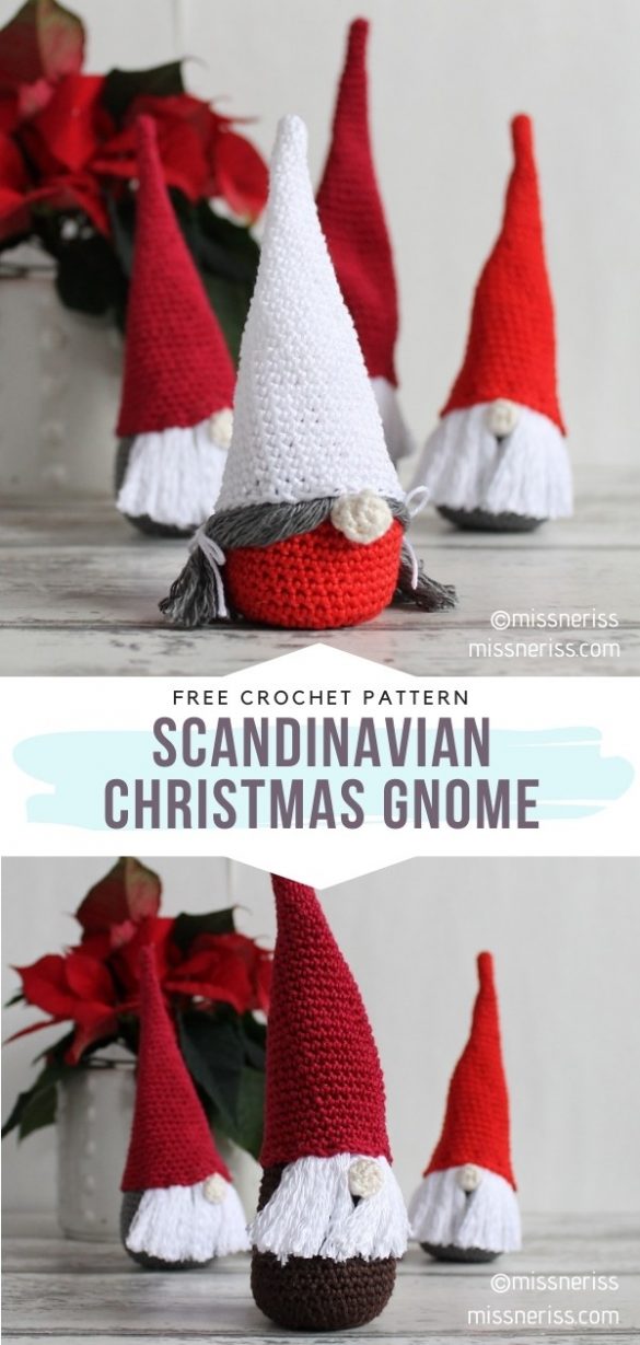 Playful Christmas Gnomes - Free Crochet Patterns