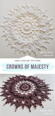 Evidently Majestic Doilies with Free Crochet Patterns