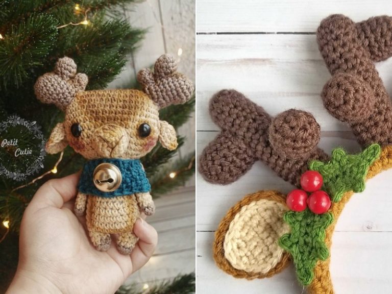 Adorable Reindeers Free Crochet Patterns