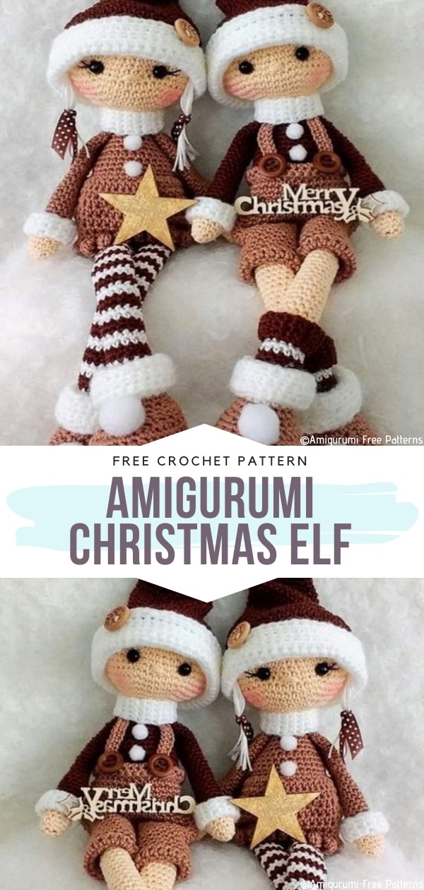 Amigurumi Christmas Elf Free Crochet Pattern