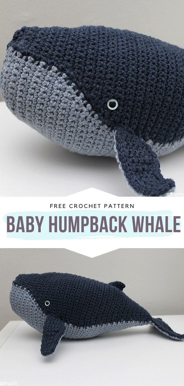 Baby Humpback Whale Free Crochet Pattern