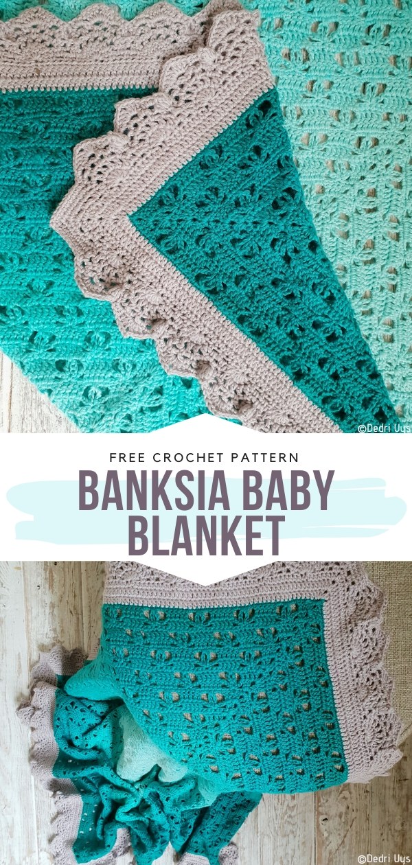 Banksia Baby Blanket Free Crochet Pattern