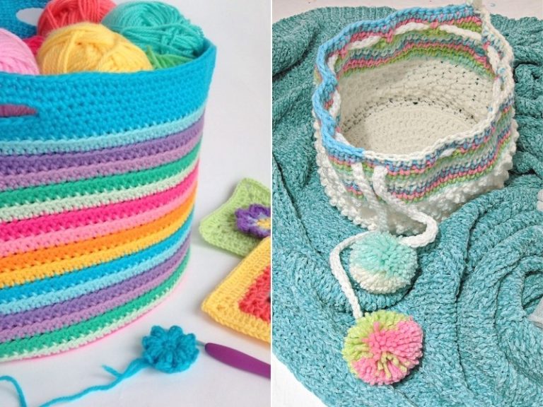 Baskets Free Crochet Patterns