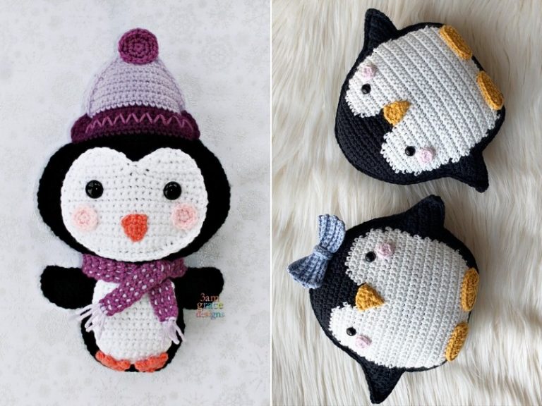 Charming Penguins Free Crochet Patterns