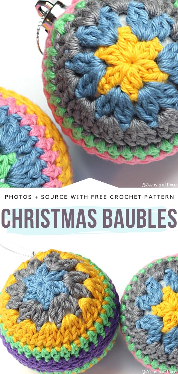 Crochet Christmas Baubles