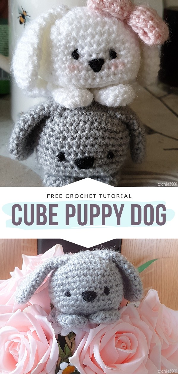 Cube Puppy Dog Free Crochet Pattern
