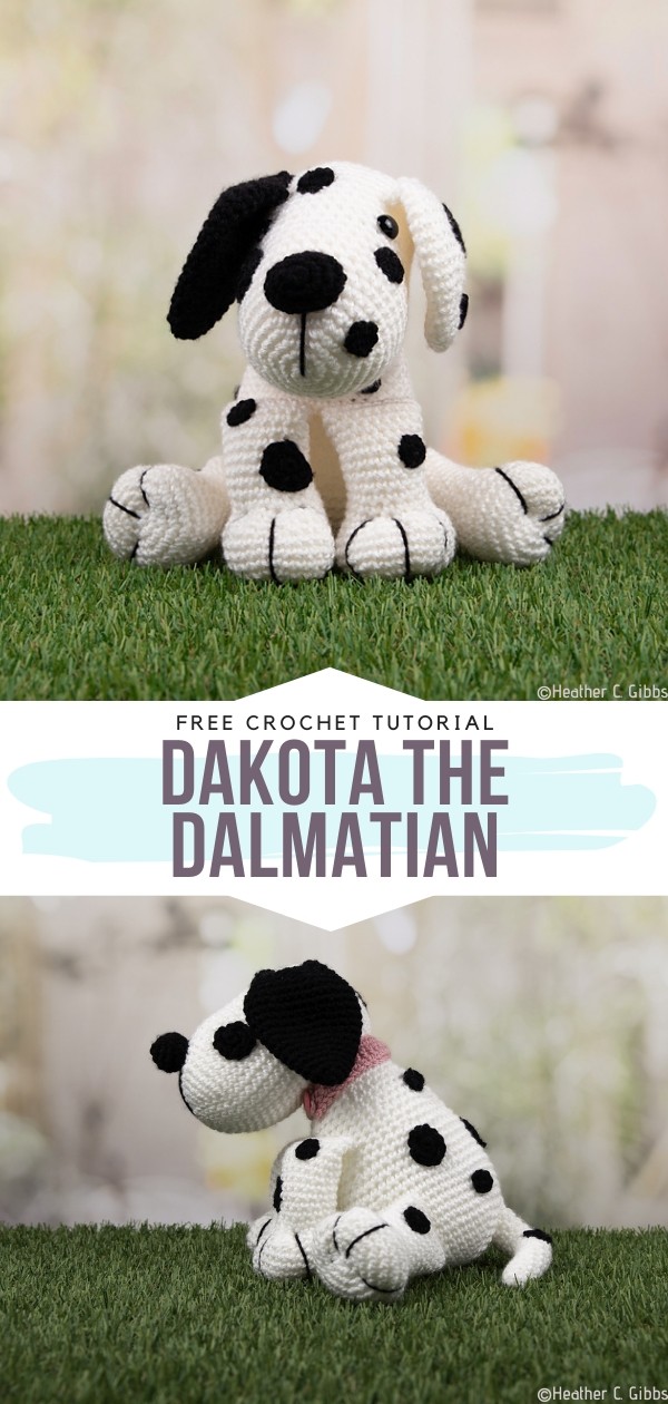 Dakota the Dalmatian Free Crochet Pattern