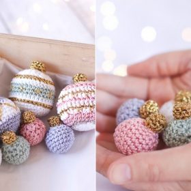 Delightful Pastel Baubles Free Crochet Patterns