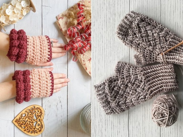 Fabulous Fingerless Gloves – Free Crochet Patterns