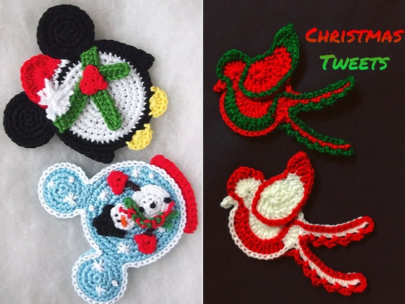 Festive Ornaments Free Crochet Patterns