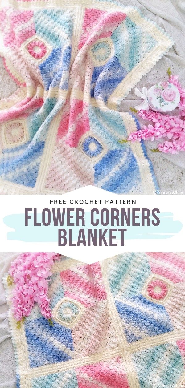 Flower Corners Blanket