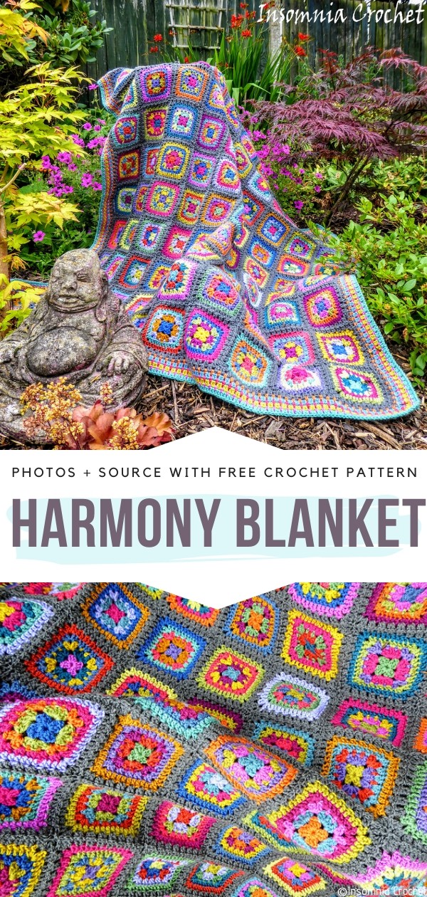 Harmony Blanket Free Crochet Pattern