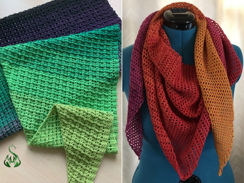 Modern Shawls Free Crochet Patterns