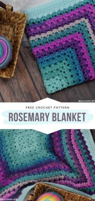Multicolor Blankets - Free Crochet Patterns