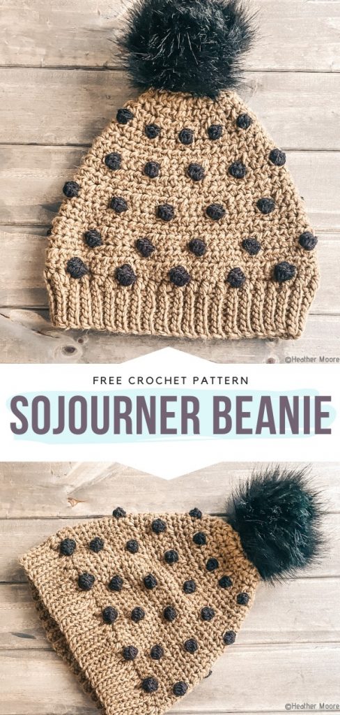 Bobble Stitch Crochet Hats - Free Patterns