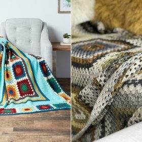 Spectacular Granny Throws Free Crochet Patterns