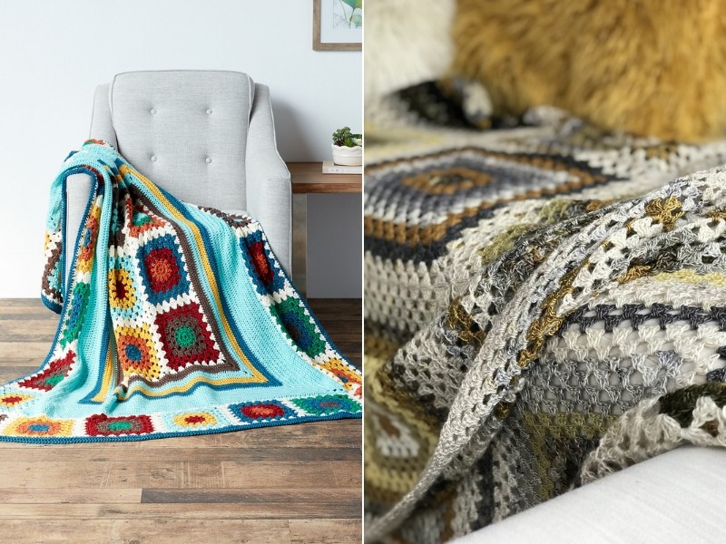 Spectacular Granny Throws Free Crochet Patterns
